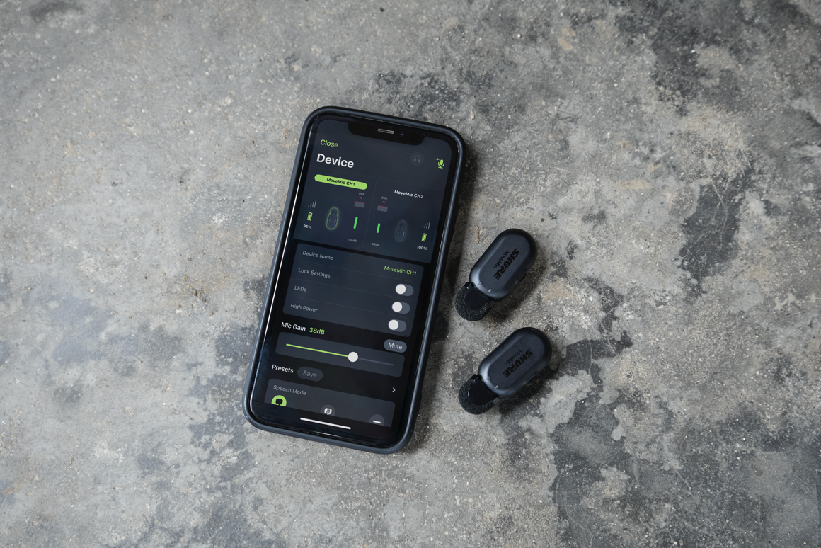 Shure MoveMic: Trdls mikrofon til optagelse direkte p din Smartphone