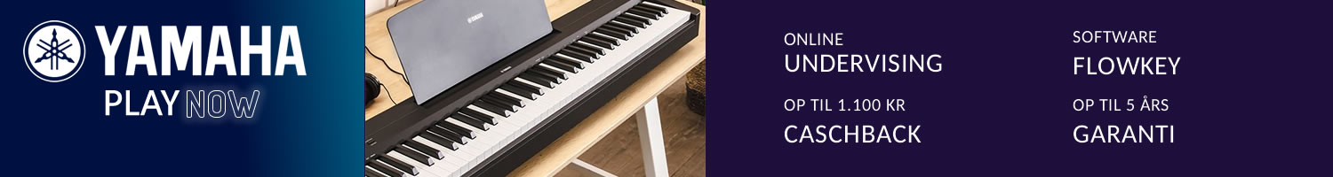 Yamaha cashback og gratis flowkey