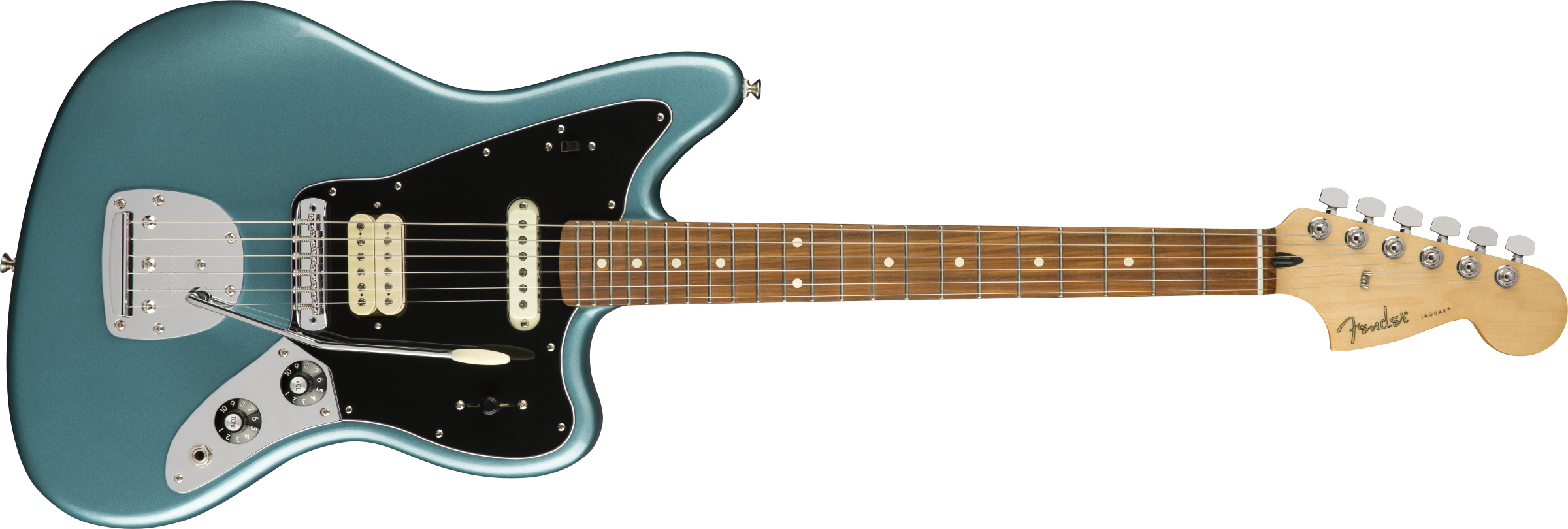 Se Fender Player Jaguar El-guitar (Tidepool) hos Drum City