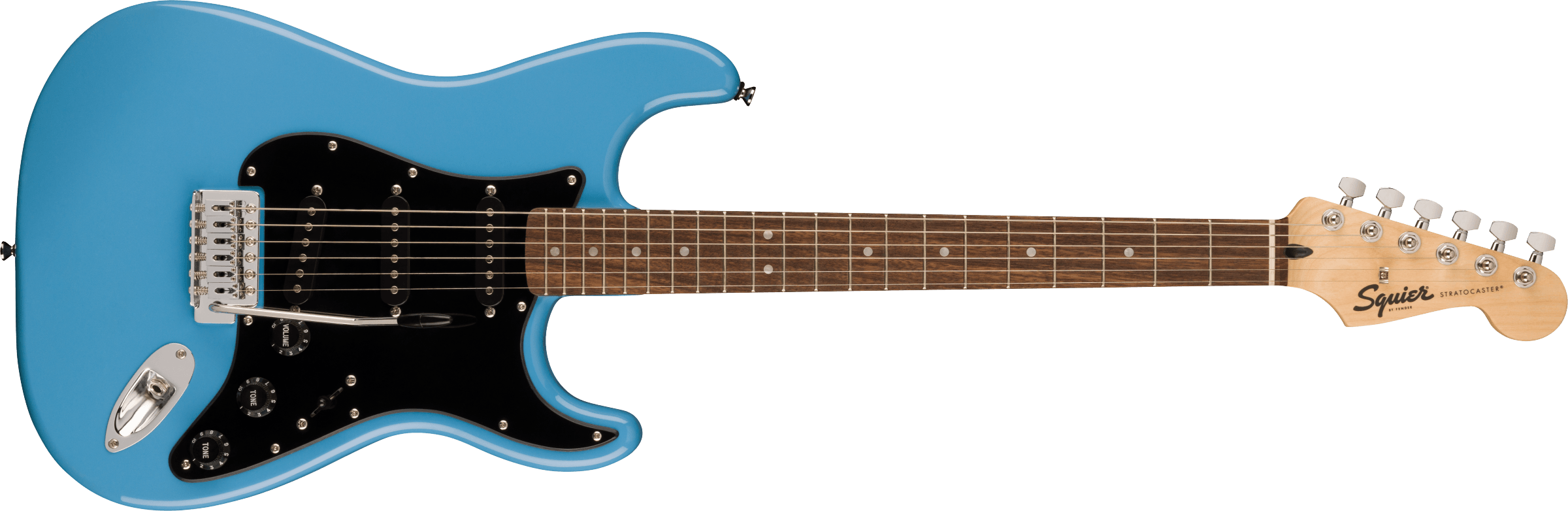 Se Fender Squier Sonic Stratocaster El-guitar (California Blue) hos Drum City