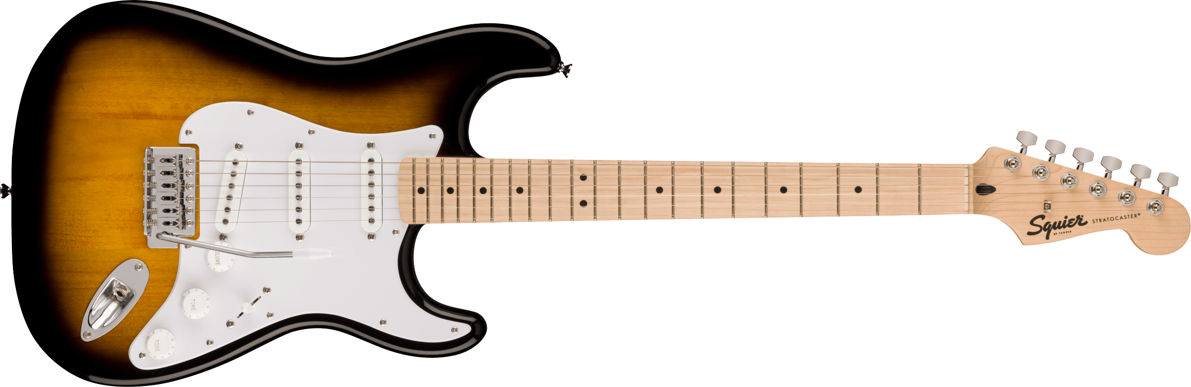 Se Fender Squier Sonic Stratocaster El-guitar (Sunburst) hos Drum City
