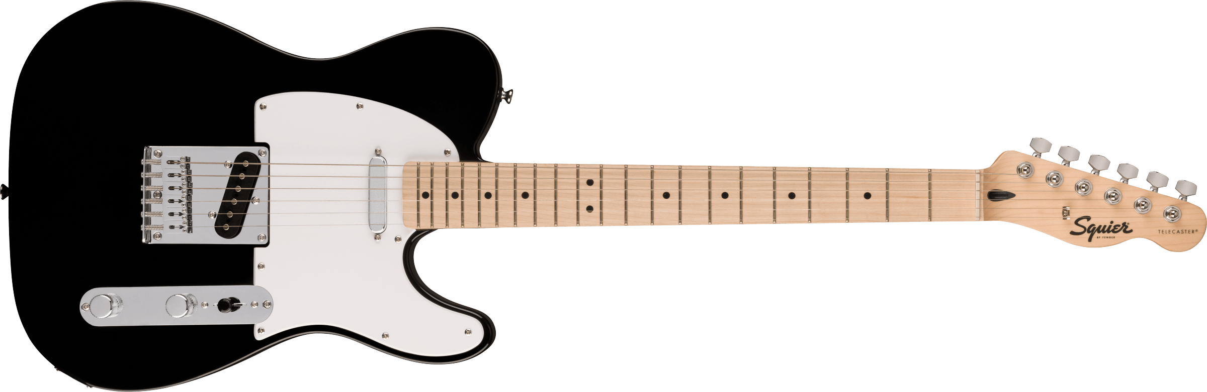 Se Fender Squier Sonic Telecaster El-guitar (Sort) hos Drum City