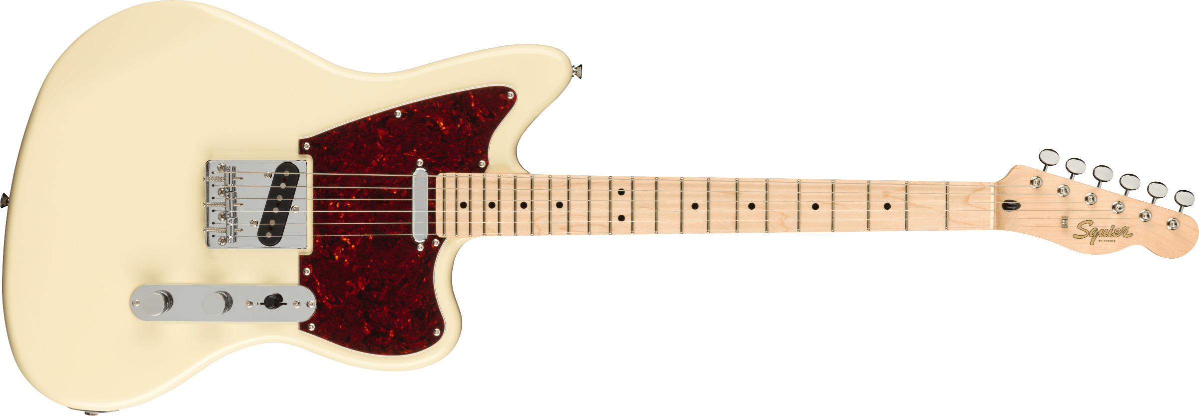 Se Fender Squier Paranormal Offset Telecaster El-guitar (Olympic White) hos Drum City