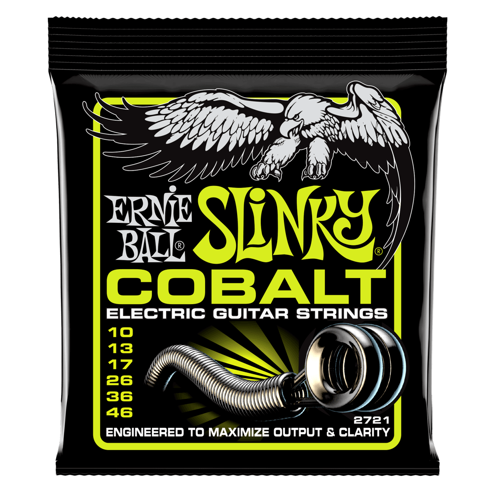 Ernie Ball Slinky Cobalt Guitarstrenge (El-Guitar) Regular Slinky 010-046
