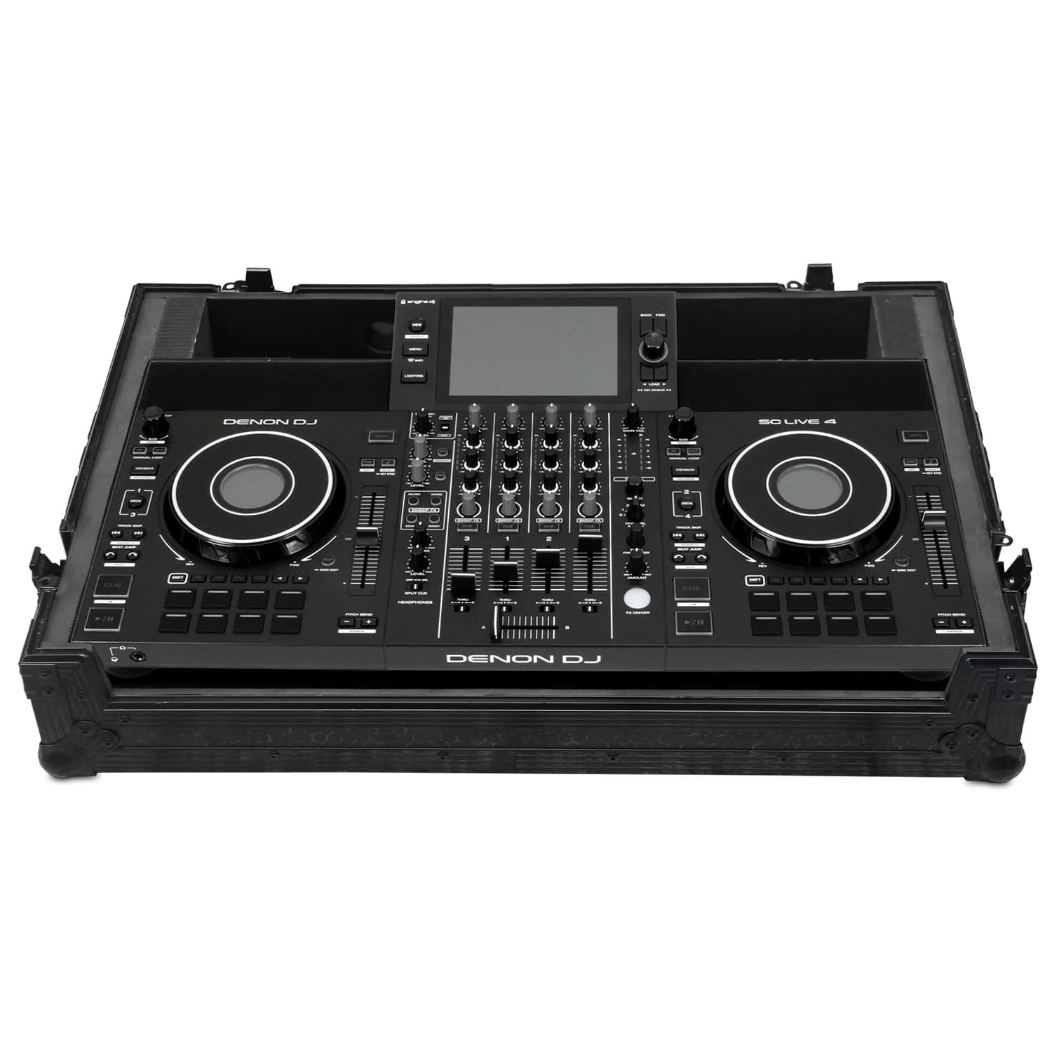 UDG Ultimate Flight Case Denon DJ SC LIVE 4 Black Plus (Wheels)