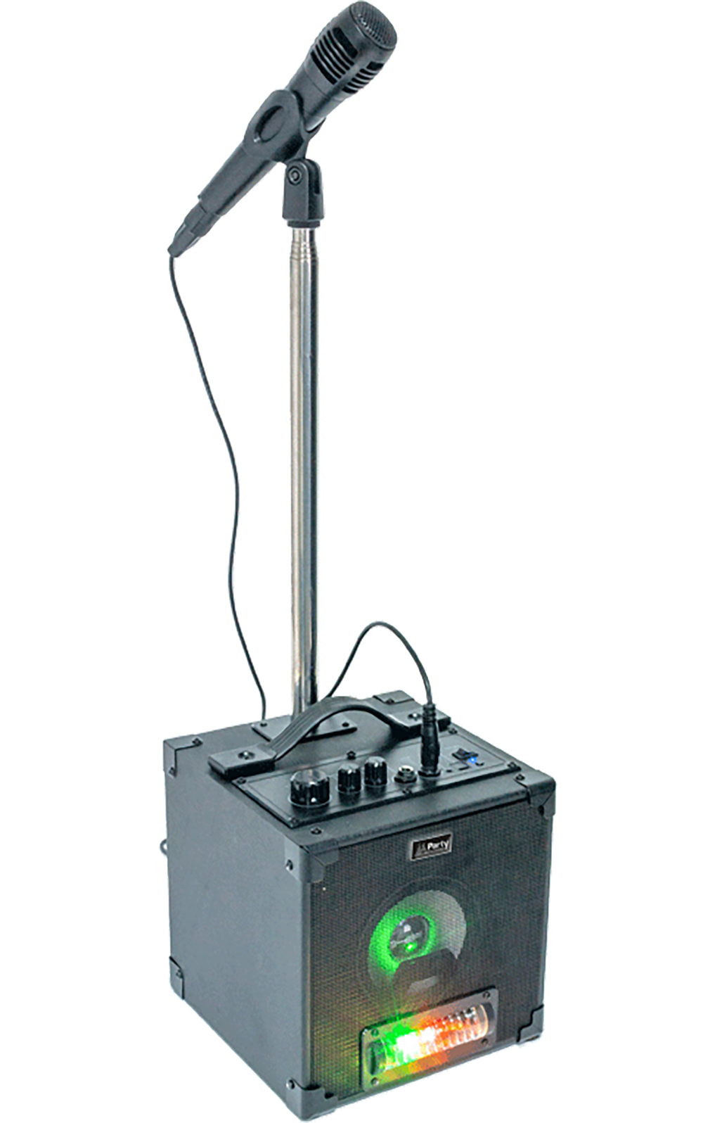 Karaokesystem med LED-lyseffekt