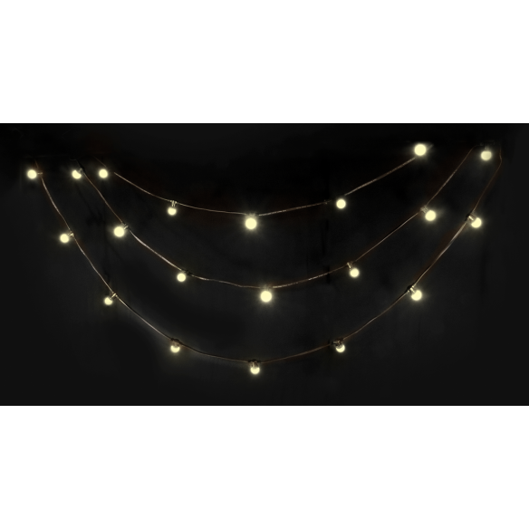 LED Lyskæde (Hvid, 10m)