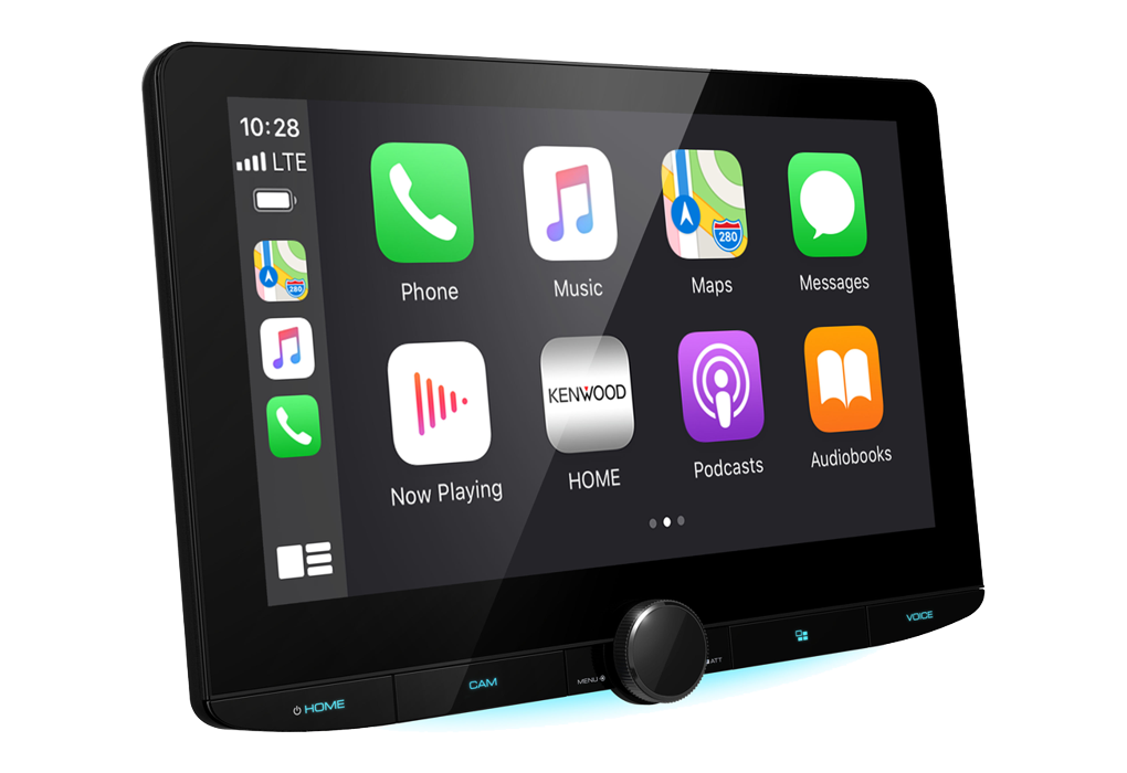 Kenwood DMX9720XDS Multimediaspiller med trådløs Apple CarPlay