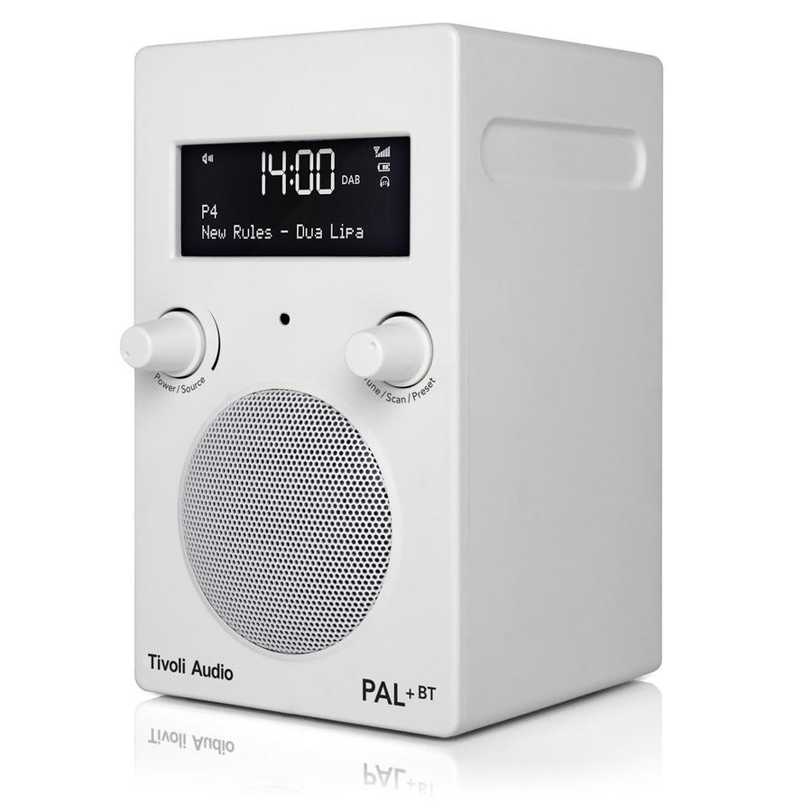 Se Tivoli Audio PAL+BT DAB+/Bluetooth Højtaler (Hvid) hos SoundStoreXL.dk