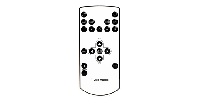 Se Tivoli Audio Universal Fjernbetjening hos Drum City