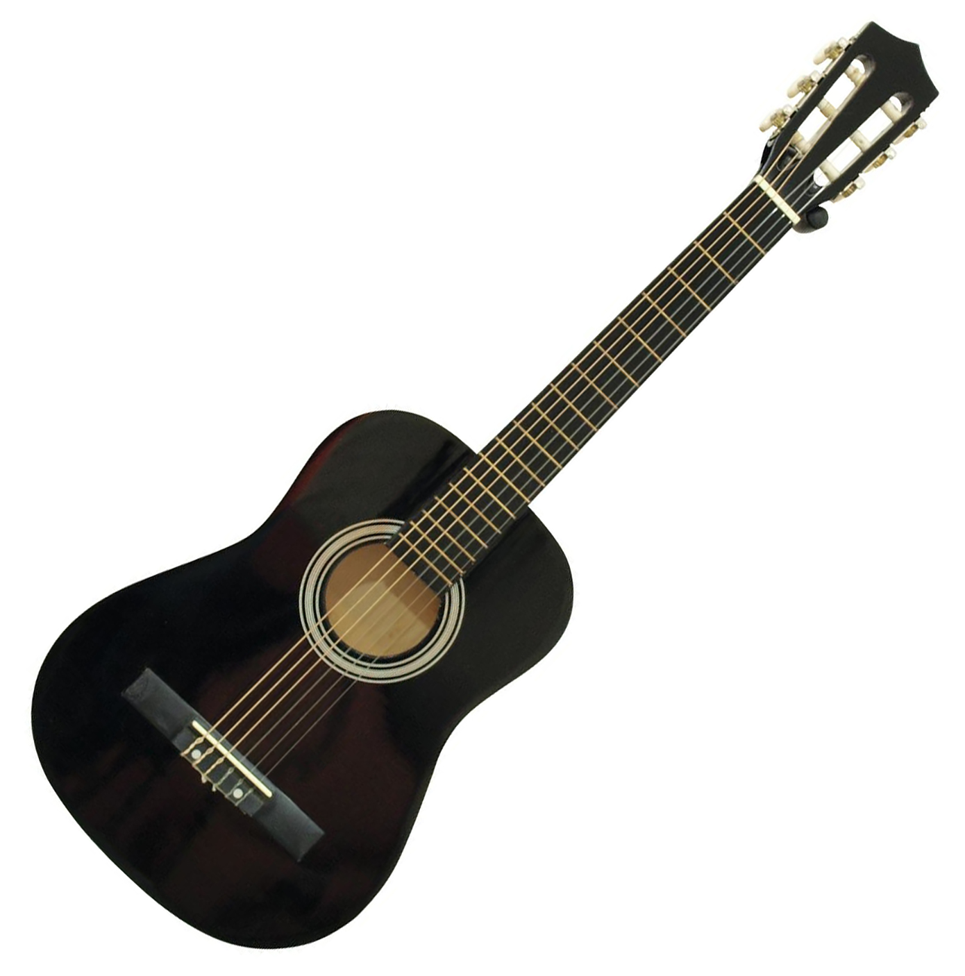 Se DiMavery AC-303 Klassisk Spansk Guitar 1/2 (Sort) hos SoundStoreXL.dk