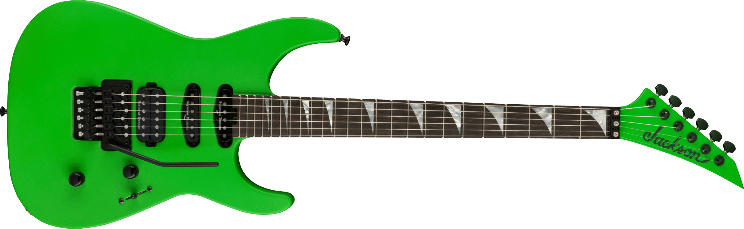 Jackson American Series Soloist SL3 El-guitar (Satin Slime Green)