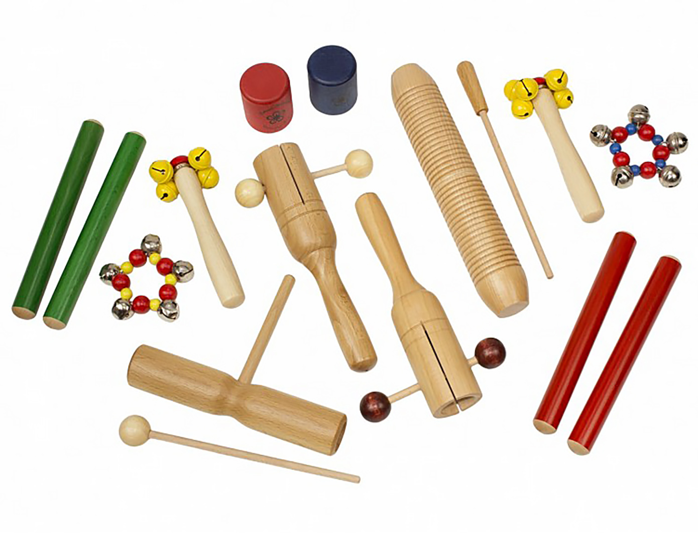 Se Percussion til børn m. 12 dele hos SoundStoreXL.dk