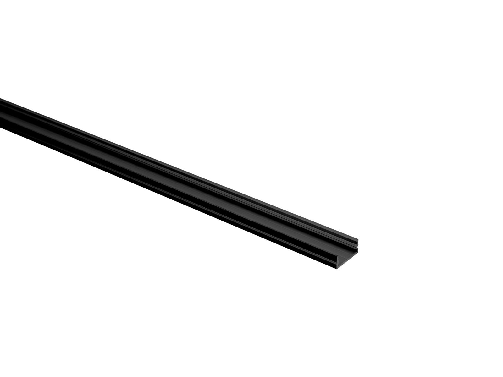 Se Eurolite 20mm U-profil til LED Strip black (2m) hos Drum City