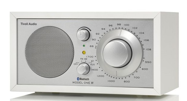 Se Tivoli Audio Model ONE BT m. Bluetooth (Hvid, Sølv) hos Drum City