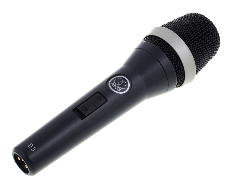 AKG D5S Dynamisk Sang Mikrofon med Afbryder