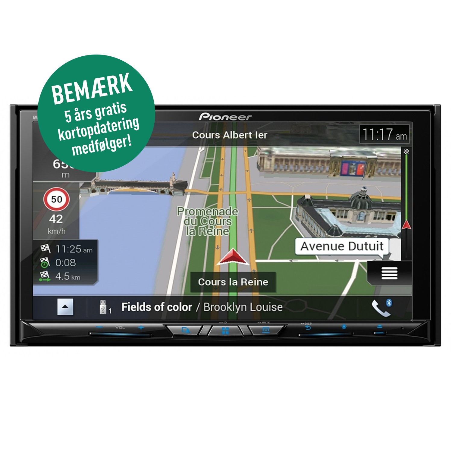 Se Pioneer AVIC-Z830DAB GPS Navigation, Bluetooth og Trådløs Apple CarPlay hos SoundStoreXL.dk