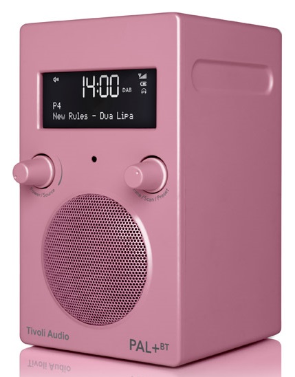 Se Tivoli Audio PAL+DAB+Bluetooth Højtaler (Pink) hos SoundStoreXL.dk
