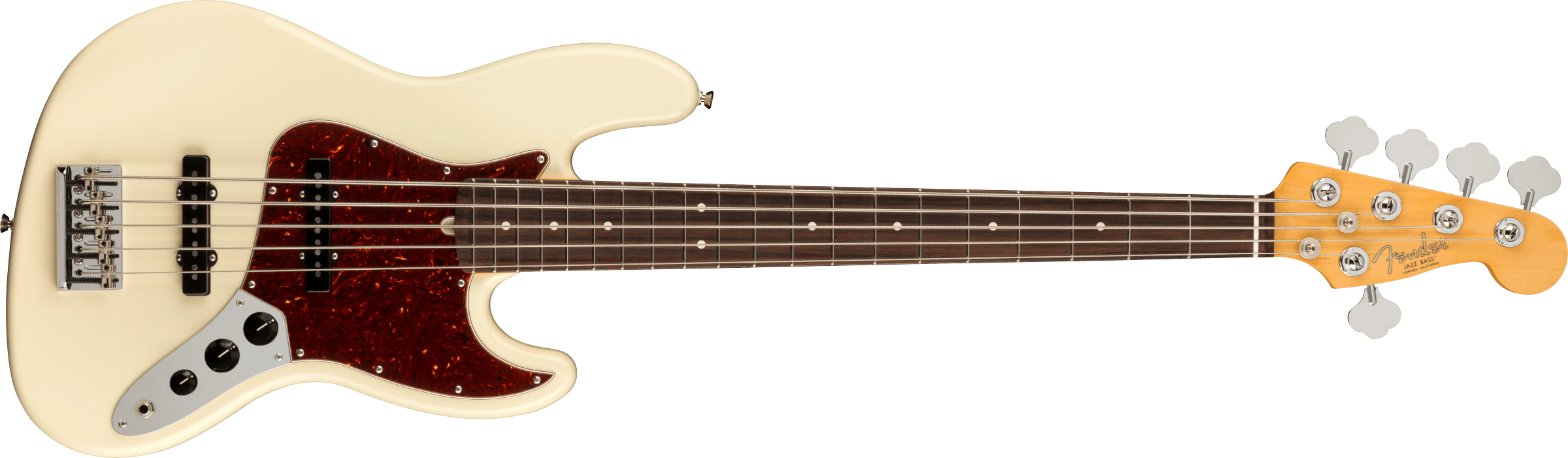 Billede af Fender American Professional II Jazz El-Bas (Olympic White)