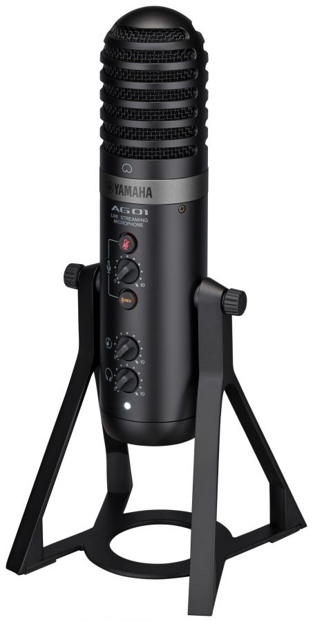 Se Yamaha AG01 USB Mikrofon (Sort) hos SoundStoreXL.dk