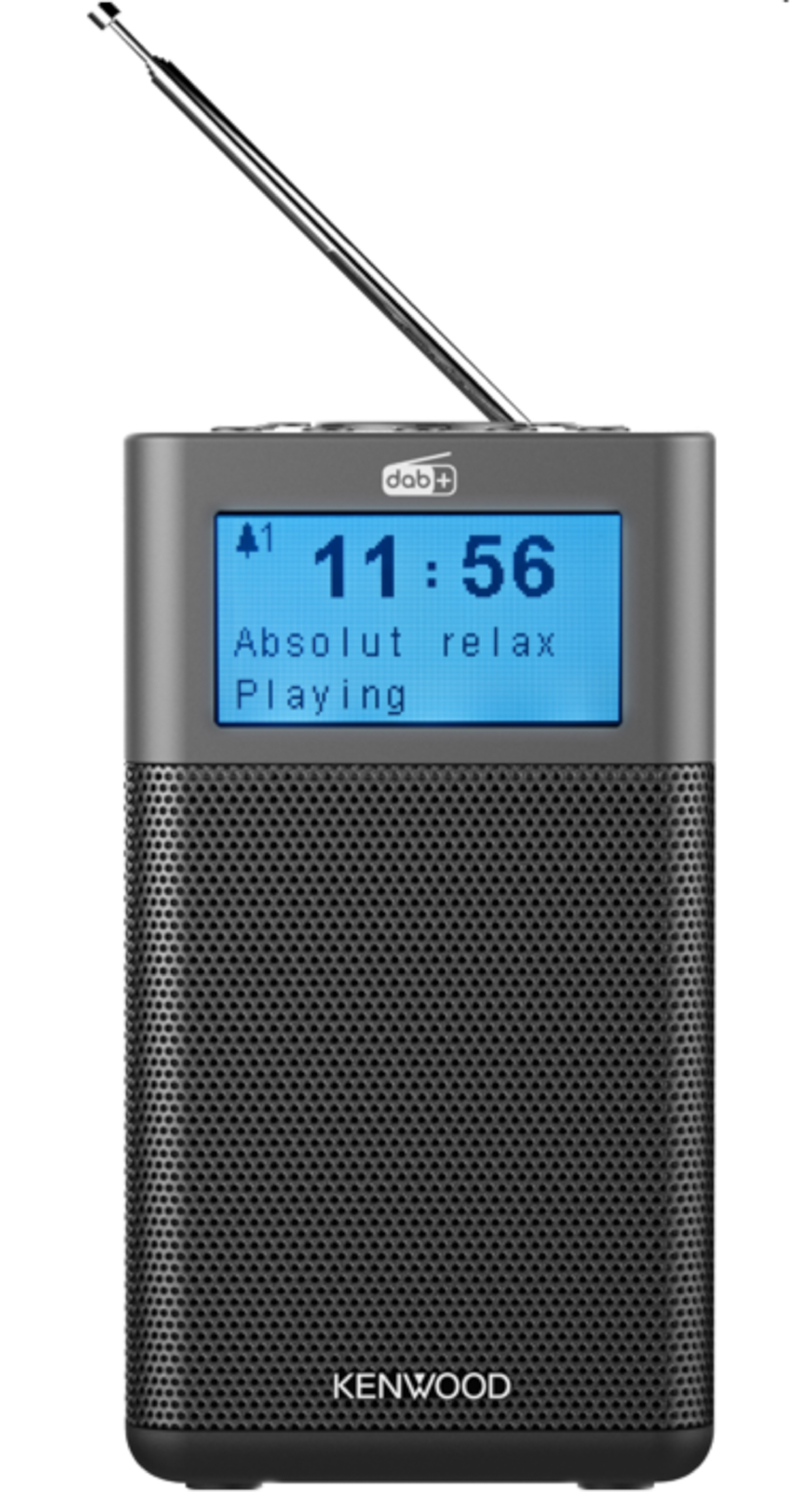 Se Kenwood CR-M10DAB-H FM,DAB+, Bluetooth Radio (Antracit) hos Drum City