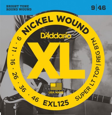 Daddario EXL125 Guitarstrenge (Super LT Top, 09-46)
