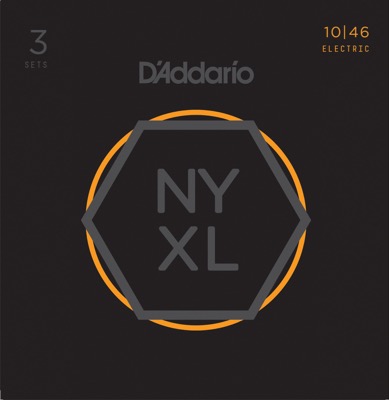 Daddario NYXL Guitarstrenge 3-Pak (10-46)