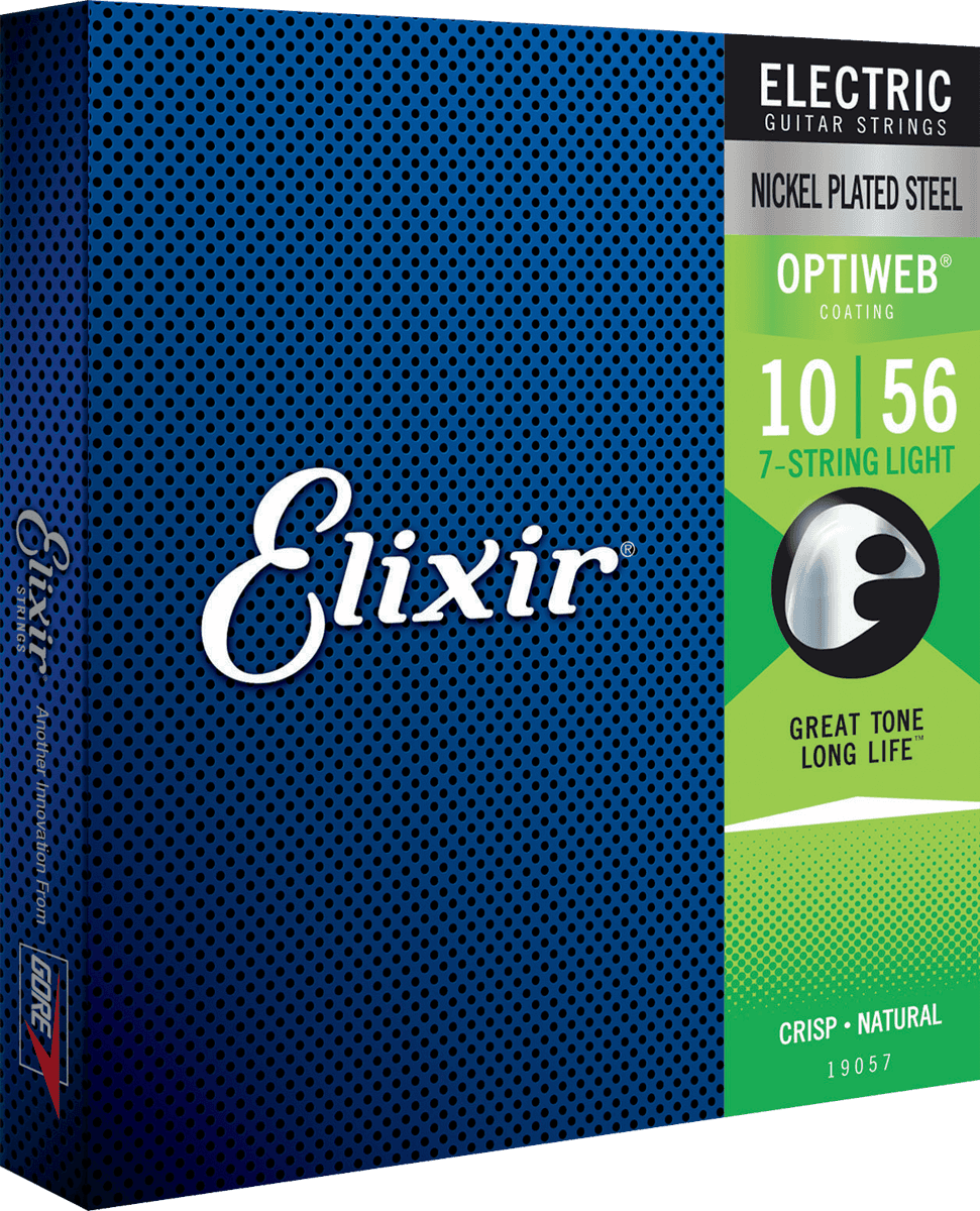 Elixir Optiweb Guitarstrenge (7-String, 10-56 Light)
