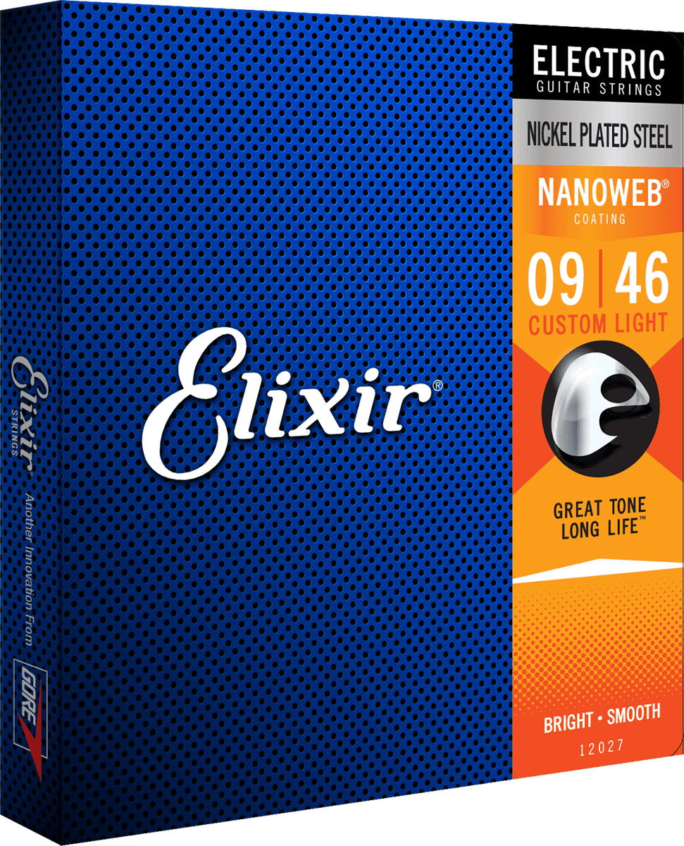 Elixir Nanoweb Guitarstrenge (Custom Light, 09-46)