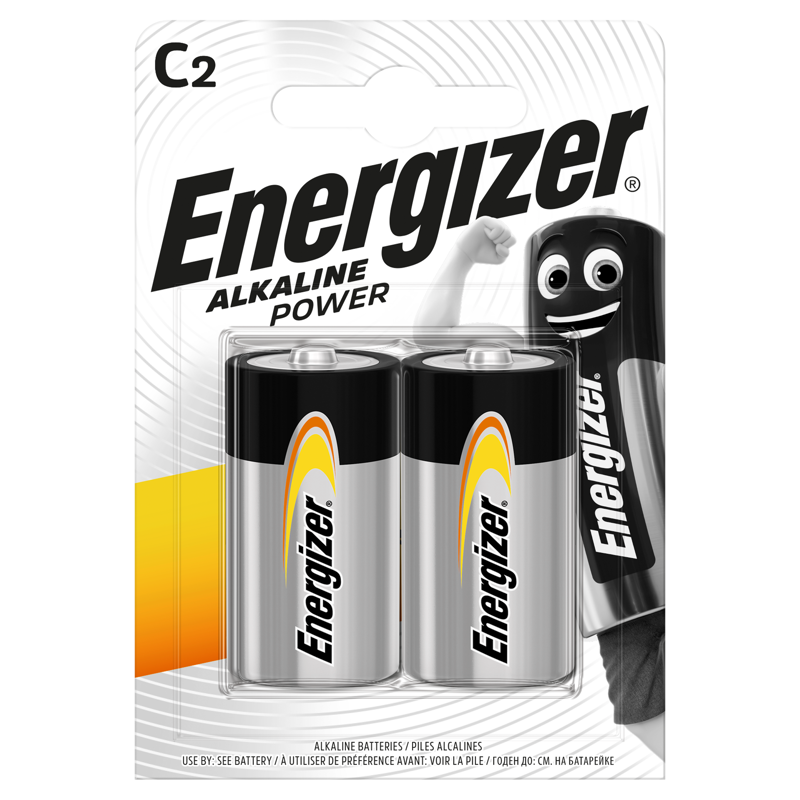 Billede af Energizer Power C Batterier (2 stk.) hos Drum City