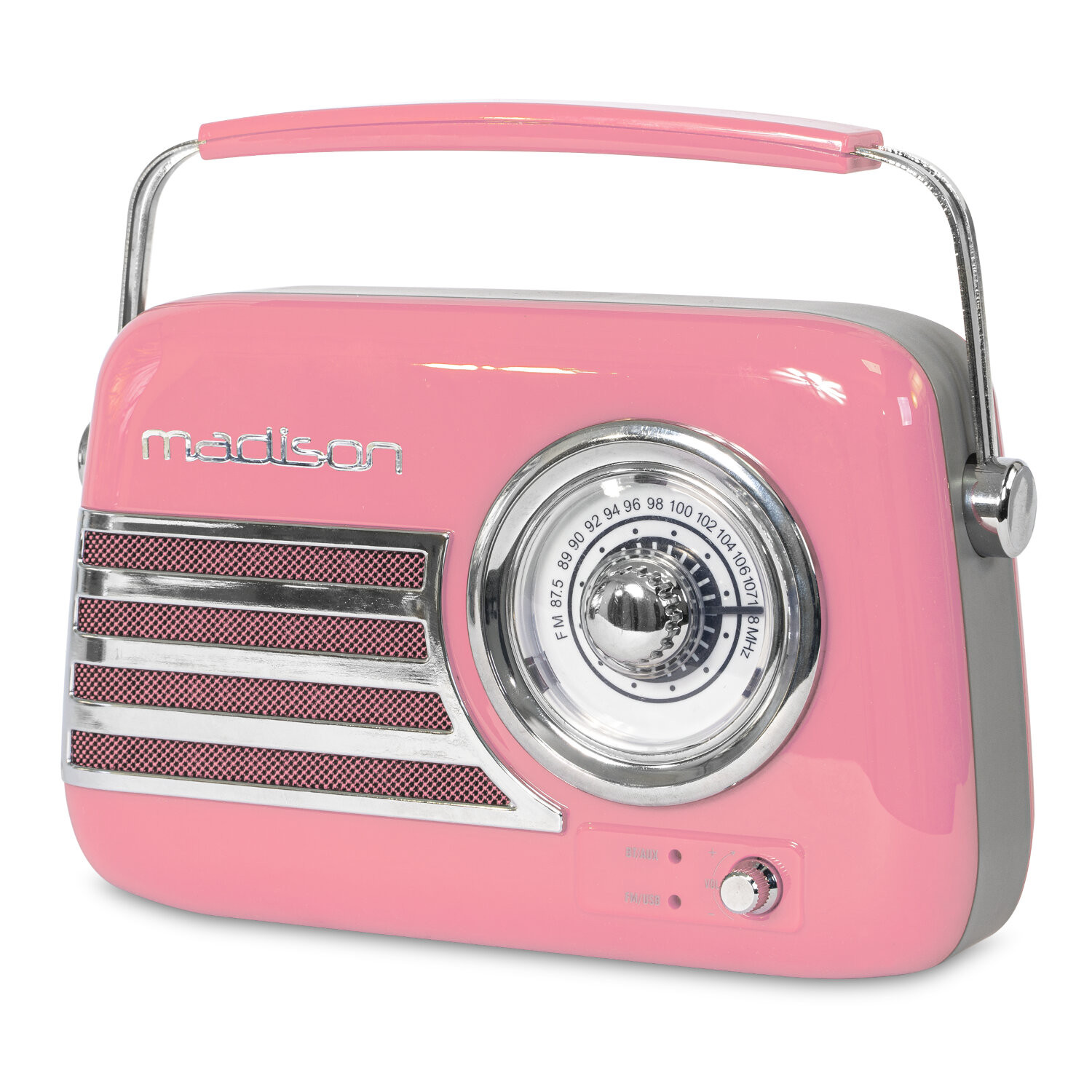 sort overførsel fiktiv Madison Retro Radio m. Bluetooth og FM (Pink) - Radio - LightStore.dk
