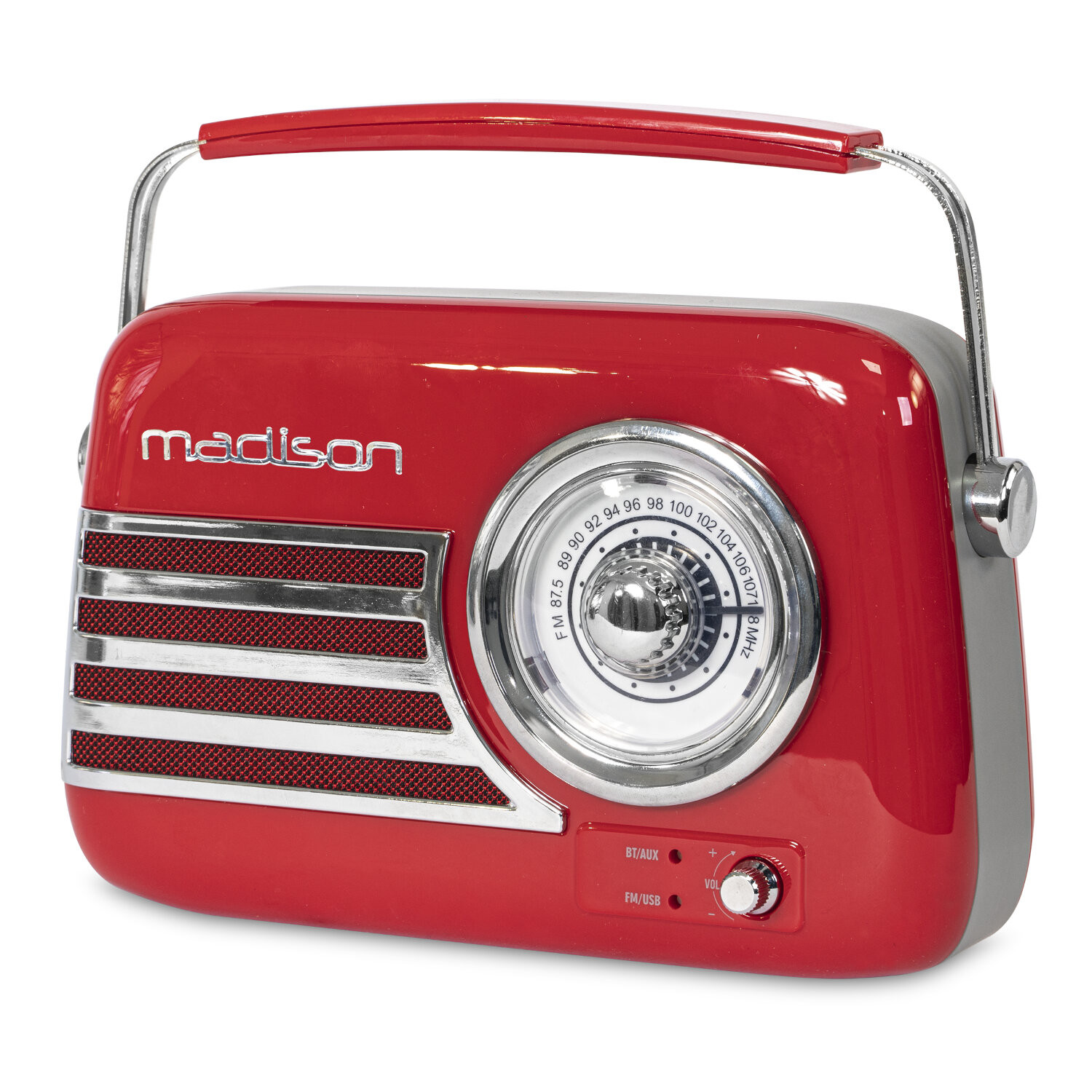 Madison Retro Radio med Bluetooth og FM