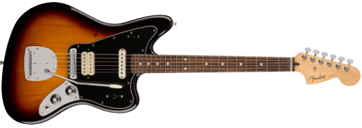 Se Fender Player Jaguar El-guitar (Tricolor Sunburst) hos Drum City