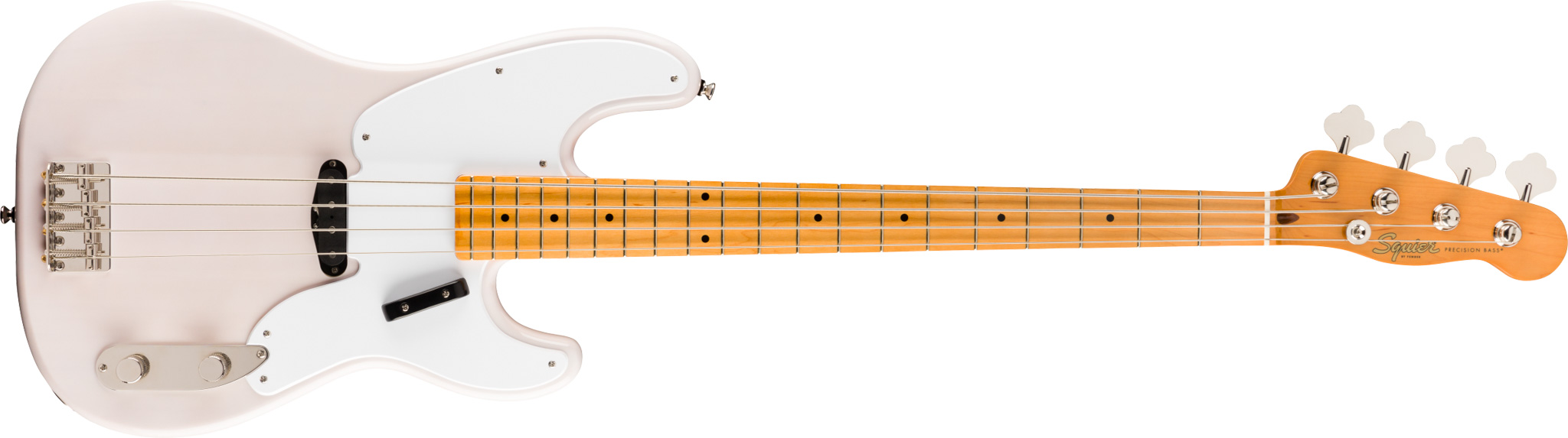 Se Fender Squier Classic Vibe '50s Precision El-Bas (Blonde Hvid) hos Drum City