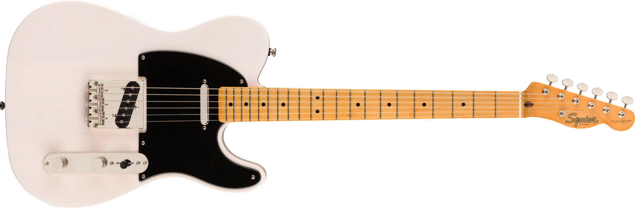 Se Fender Squier Classic Vibe '50s Telecaster El-guitar (White Blonde) hos SoundStoreXL.dk