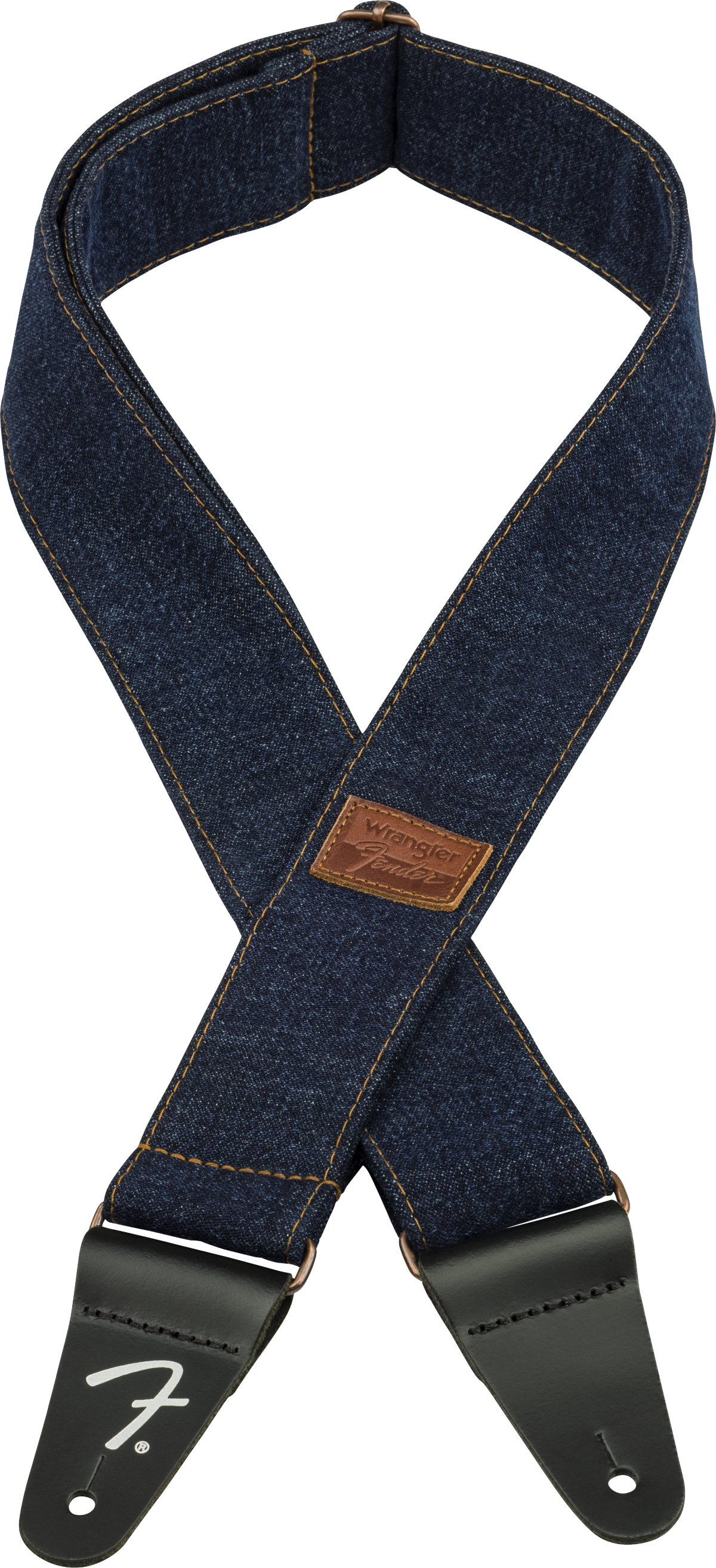 Fender x Wrangler Denim Guitarrem (Dark Indigo, 2")