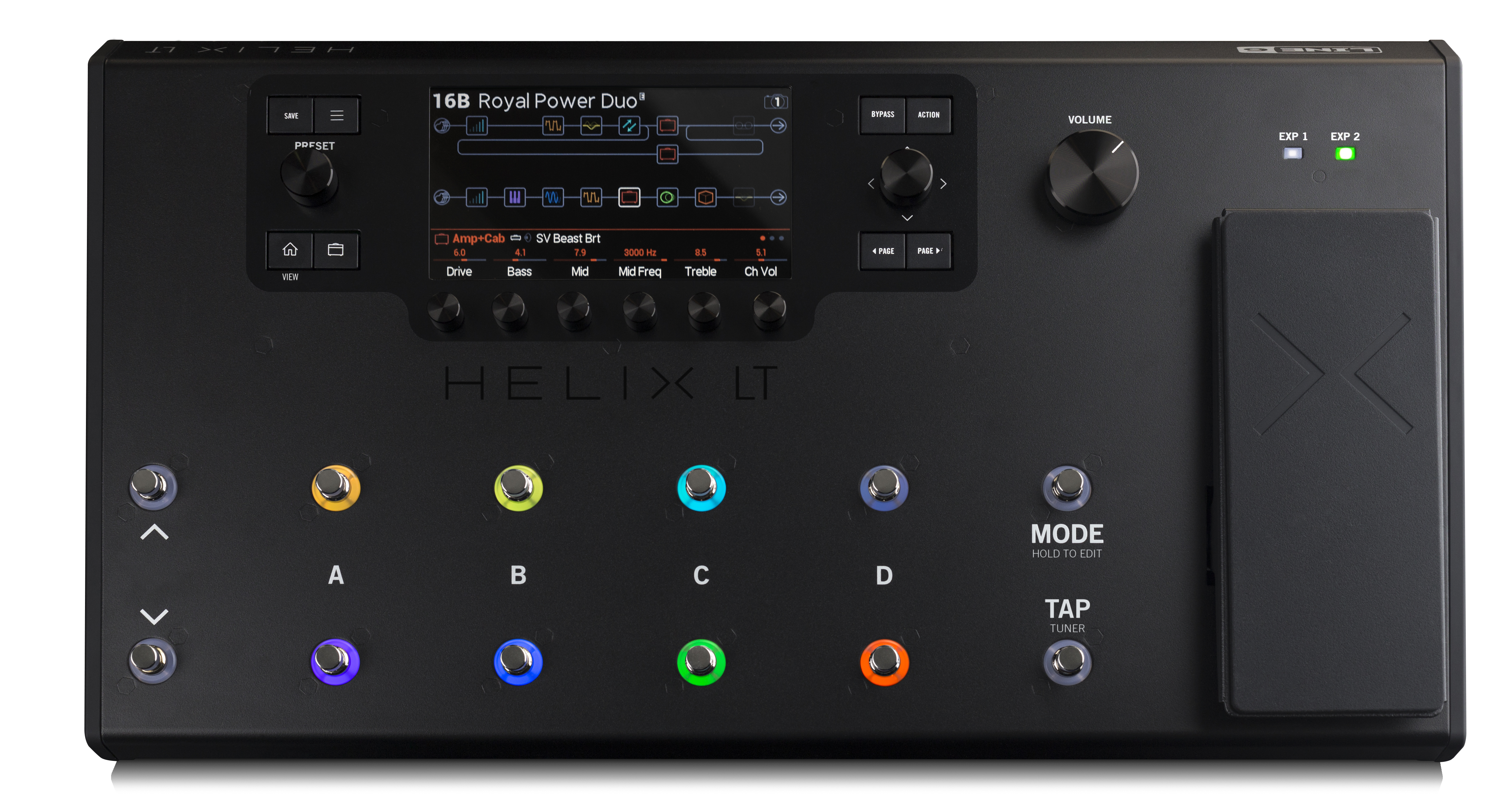 Line6 Helix LT Guitar Multieffekt - Pedaler / Effekter - DrumCity.dk