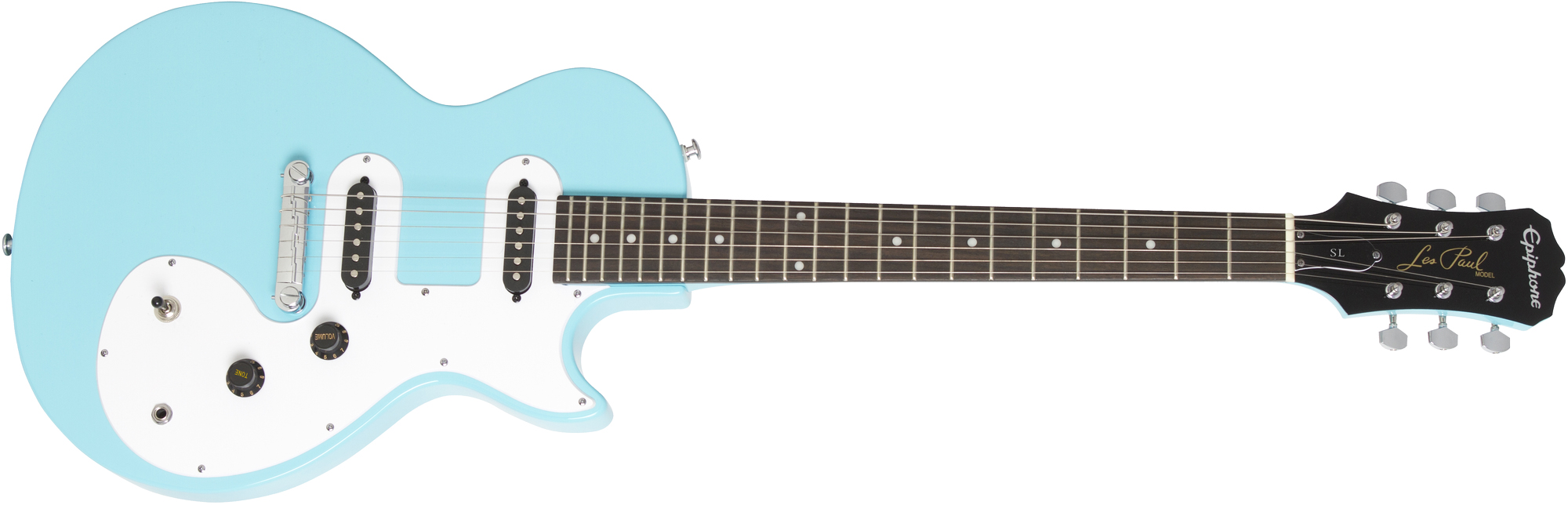 Se Epiphone Les Paul Melody Maker El-guitar (Pacific blue) hos Drum City