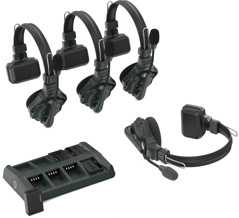 Hollyland Solidcom C1 Full Duplex Wireless Intercom System med 4 headset