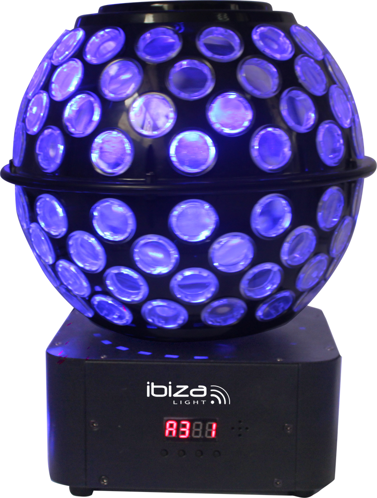 Ibiza LED discopallo RGBW