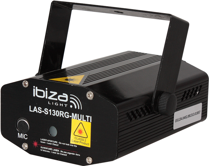 Ibiza Mini Firefly Laser - Sort