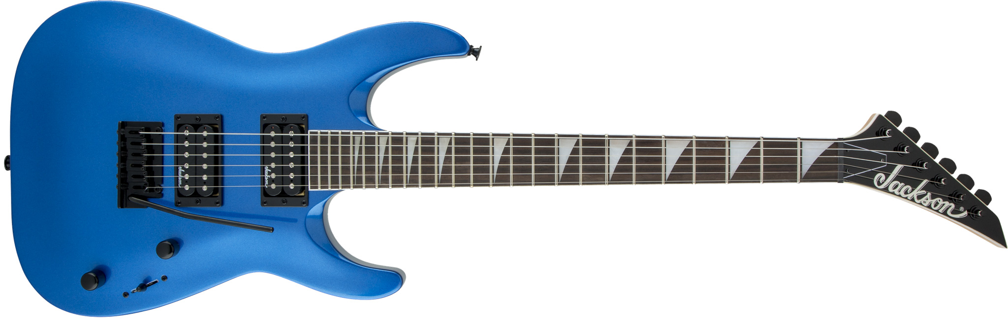 Se Jackson JS22 DKA Dinky El-guitar (Metallic Blue) hos Drum City