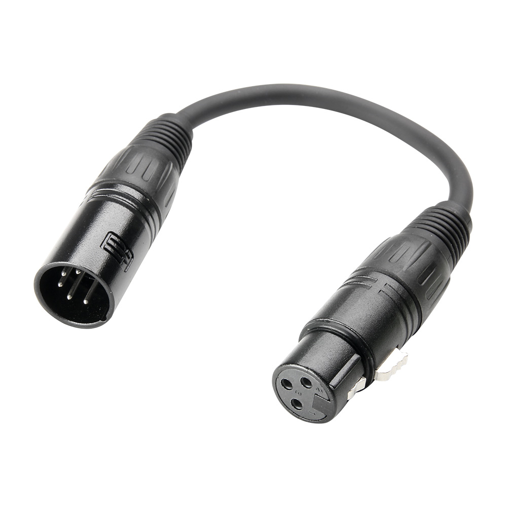 Adapter Cable DMX XLR Male 5 pin to XLR Female 3 pin