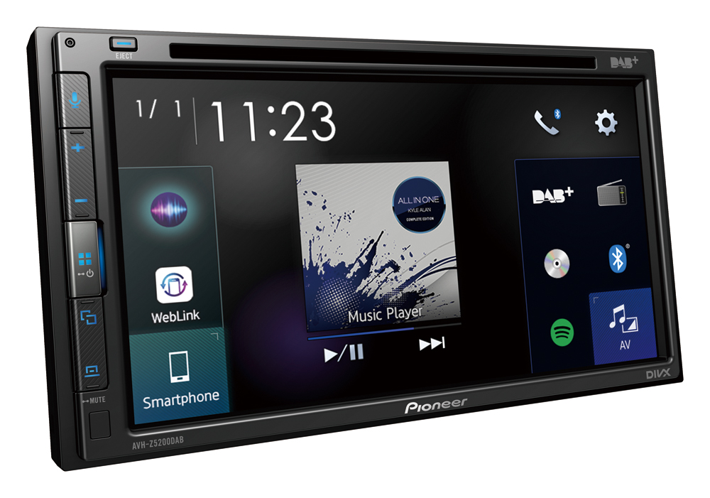 Pioneer AVH-Z5200DAB med Apple CarPlay, Android Auto - Apple CarPlay DJ-udstyr.dk