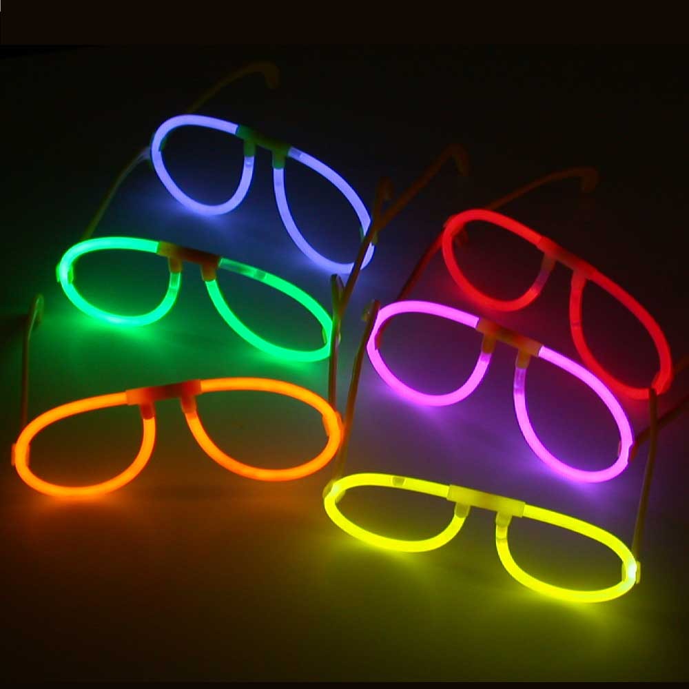 Crackling light glasses (incl. 1 piece Crackling light bracelet)