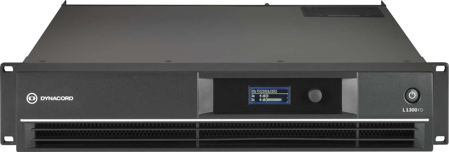 Dynacord L1300FD Digital Forstærker (2x650W, DSP)