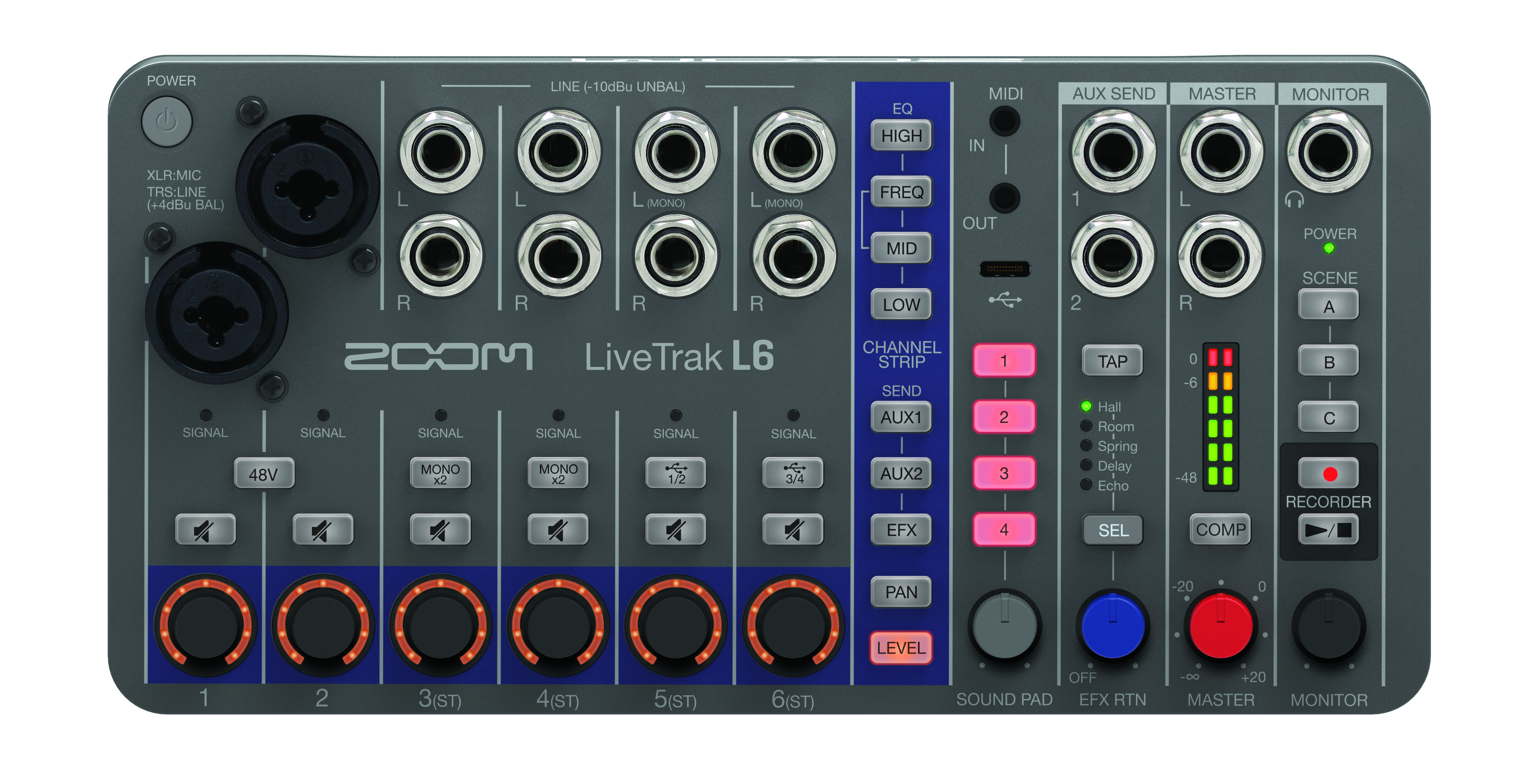 ZOOM LiveTrak L-6