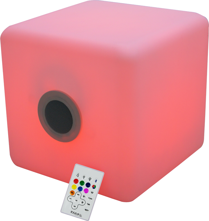 LED Cube med indbygget højttaler