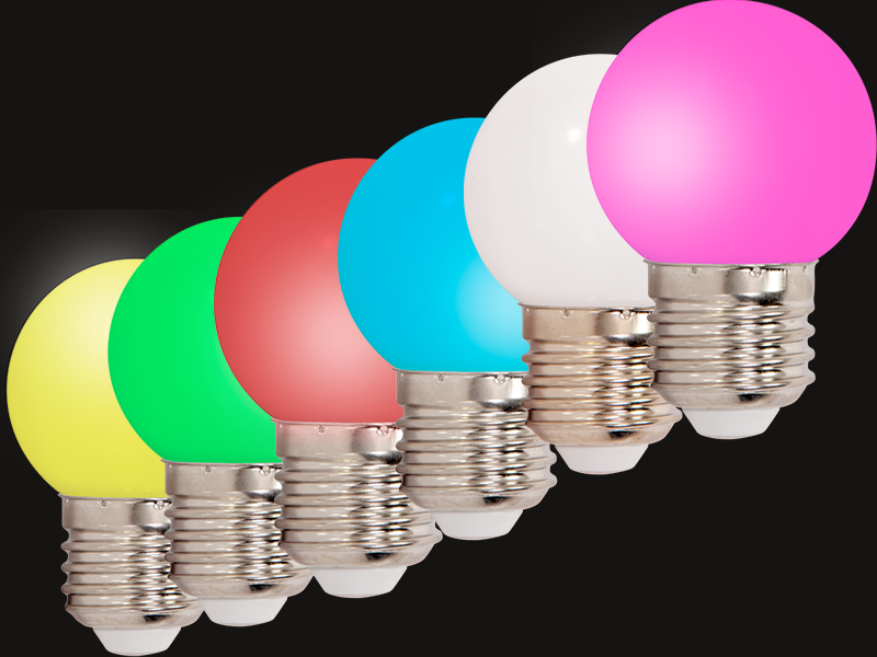 Ibiza fargede LED-pærer