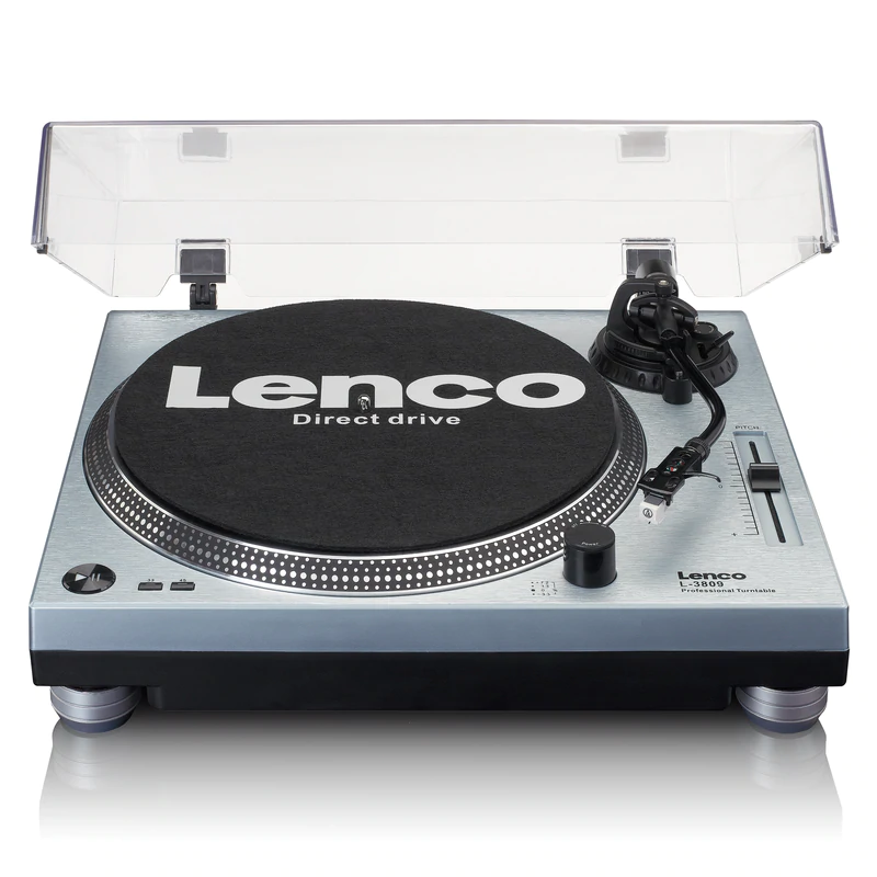 Se Lenco L-3809 Pladespiller, Metallic hos SoundStoreXL.dk